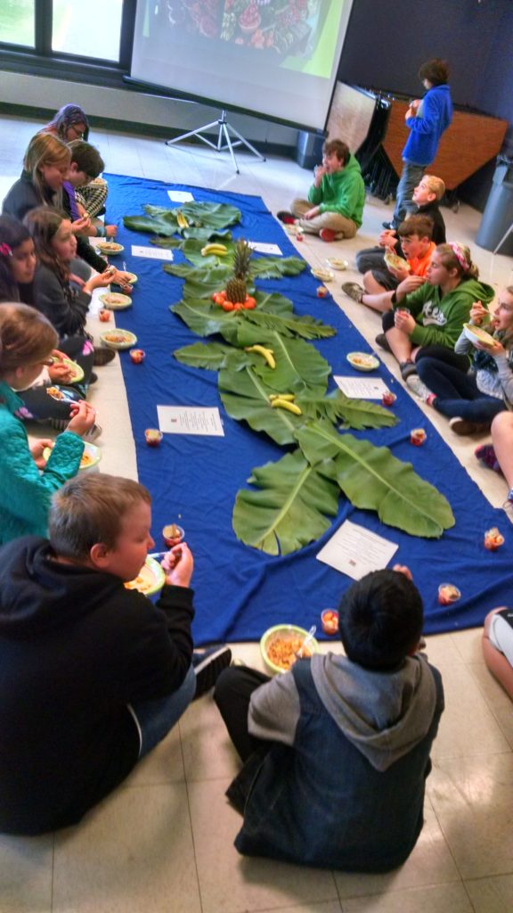 Annual Madagascar Day at Bulkeley Middle School, 6th grade students enjoy Malagasy dishes, while learning about hospitality and the foods of Madagascar. (ENTA )