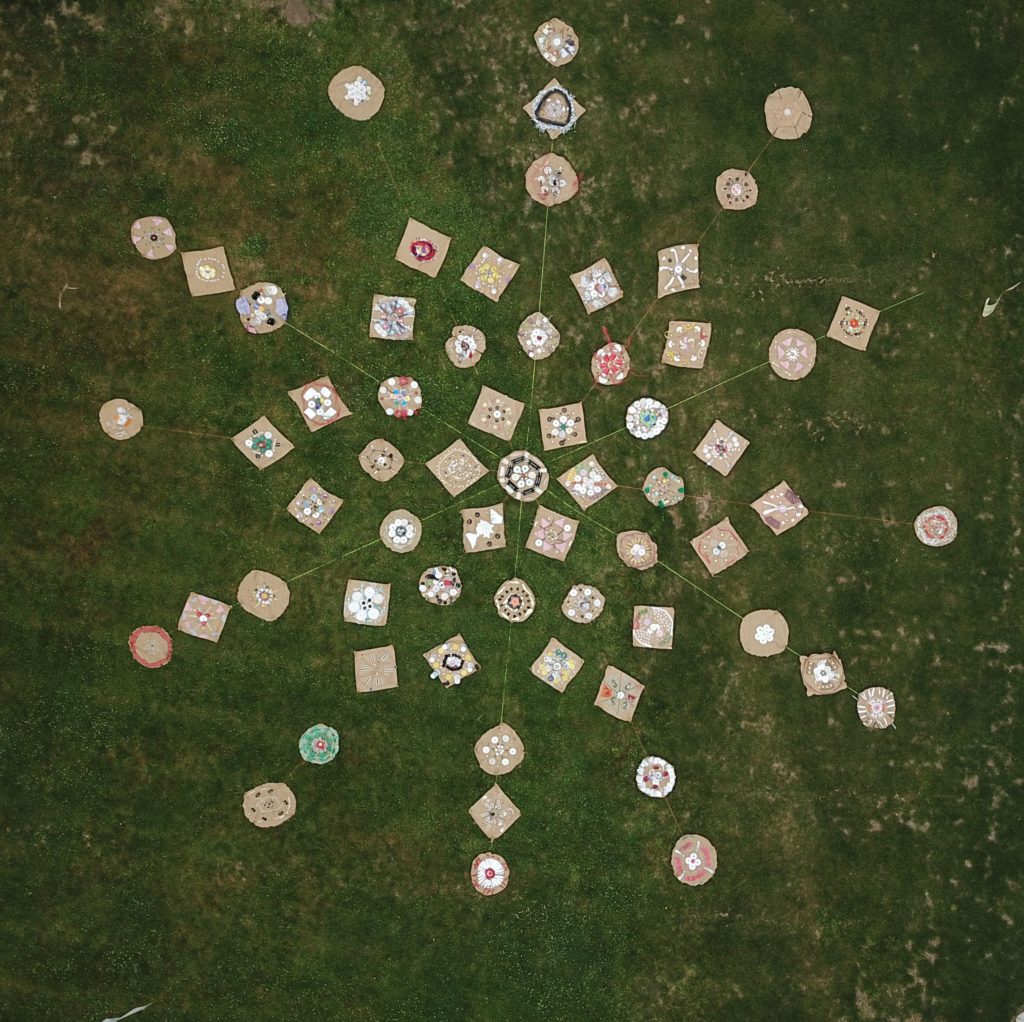 Rhinebeck HS Mandala Program_overhead Drone photo